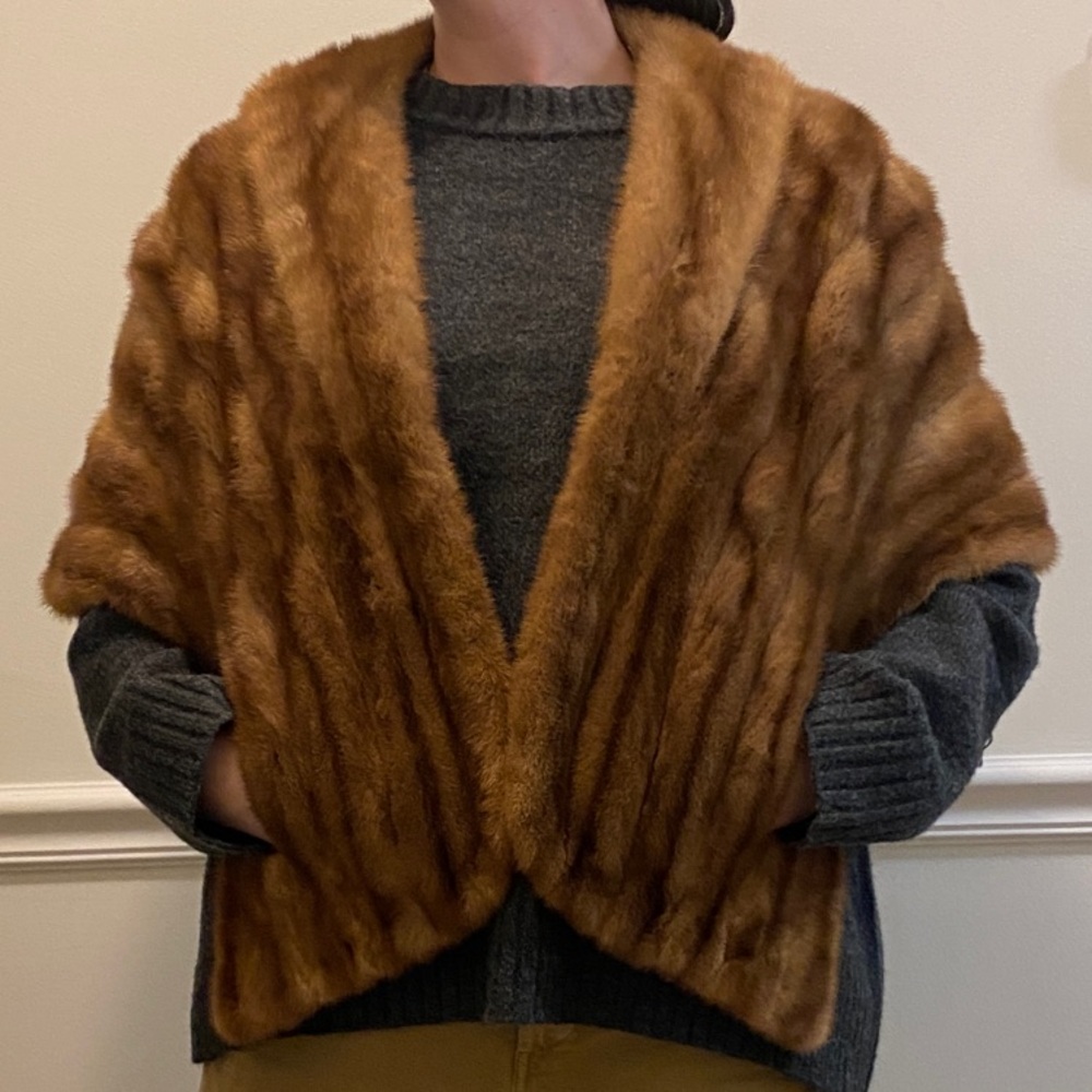 Vintage Mink Cape